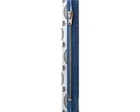 Opti Prym Ritssluiting Metaal 4mm Azuur Blauw 20 cm