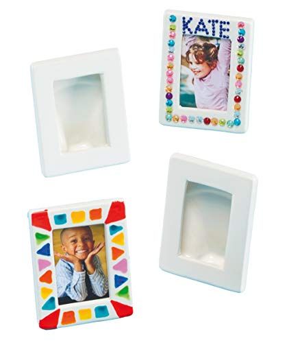 Baker Ross Kleine fotolijst van porselein (4 stuks)