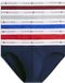 Tommy Hilfiger Underwear Slip Katoen/Elastaan Blauw/Lichtgrijs/Rood/Wit M