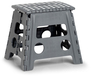 ZELLER 13035 Opvouwbaar Opstapje - Antraciet - Kunststof - 37 x 30 x 32 cm - 150 kg - TÜV