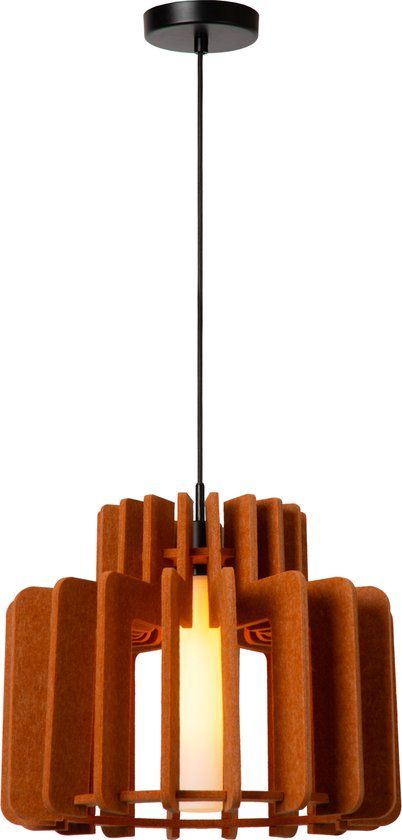 Lucide ROLLO - Hanglamp - 1xE27 - Terracotta