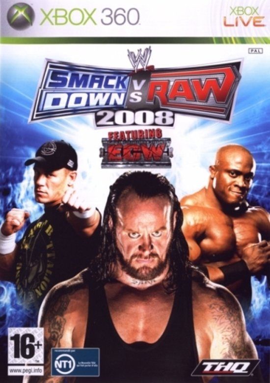 THQ WWE Smackdown vs. Raw - 2008 (Classic Edition) - PS2