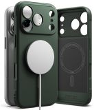 Ringke Onyx Magnetic | Hoesje Geschikt voor Apple iPhone 17 Pro Max | Compatibel met MagSafe / Qi2 | Back Cover Flexibel TPU | Groen