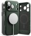 Ringke Onyx Magnetic | Hoesje Geschikt voor Apple iPhone 17 Pro Max | Compatibel met MagSafe / Qi2 | Back Cover Flexibel TPU | Groen