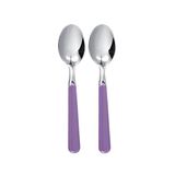Excelsa Lepelset, Roestvrij Staal, Paars, 2 Stuks