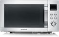 SEVERIN 4-in-1 magnetron “Crispy Wave”, heteluchtfunctie tot 230 °C, heteluchtfriteuse, magnetron, oven & grill, timer van 95 minuten, max. vermogen 2150 W, 25 l, zilver/roestvrij staal, MW 7982