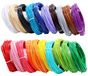 PLA filament, 1,75 mm, 20 couleurs, 10 mètres chacune, 200 mètres au total