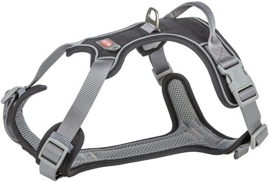 Trixie Hondentuig Premium Active Zwart 74-100X2,5 cm