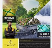 KESSER® Aanhangwagennet 1x2m Groen