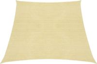 vidaXL Zonnezeil 160 g/m² 3/4x2 m HDPE Beige