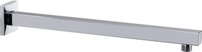 vidaXL Douchearm vierkant 40 cm roestvrij staal 201 zilverkleurig