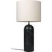 GUBI Gravity XL Lampadaire Black Marble/Canvas
