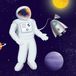 Amscan Space Party papieren servetten, 16 stuks, 33x33cm