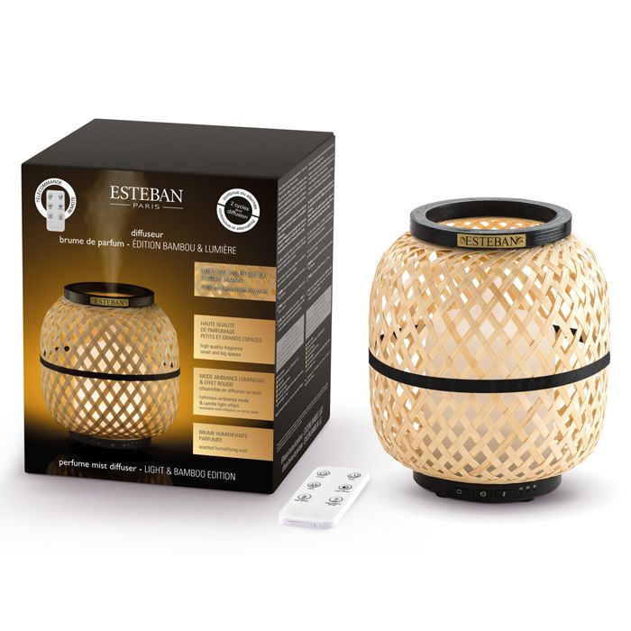 Esteban Mist Diffuser Bamboo Light Edition