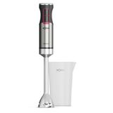 Solac Solution - staafmixer + 1500W | 21 snelheden | Turbo | 4 RVS-messen | spatbescherming | 700 ml maatbeker | vaatwasserbestendig | ergonomisch
