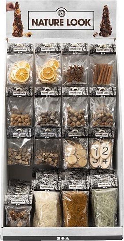 Creativ Company Tafelscherm - Natuurlijke decoratie - 7400 mm hoog - 4400 mm breed - 2500 mm diep