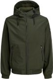 JACK&JONES JJEBASIC SOFTSHELL HOOD NOOS Heren Buitenjas - Polyester - Maat XS - Rosin