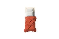 Bed 0Bed laken, 100% katoen, koraal