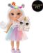 Rainbow High Littles poppen, 15 cm, met dierenvriendje, in regenboogkleuren, vanaf 4 jaar