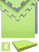 Eyepower Profi Fitnessmatte 4 x 20mm Bodenschutzmatte 90x90cm Grijs/Groen