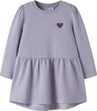 NAME IT - NMFVIMA LS SWE DRESS BRU Meisjes Jurk
