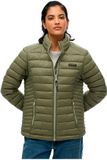 Superdry - Gewatteerd Fuji Lite jack - Dames - Dusty Olive Green