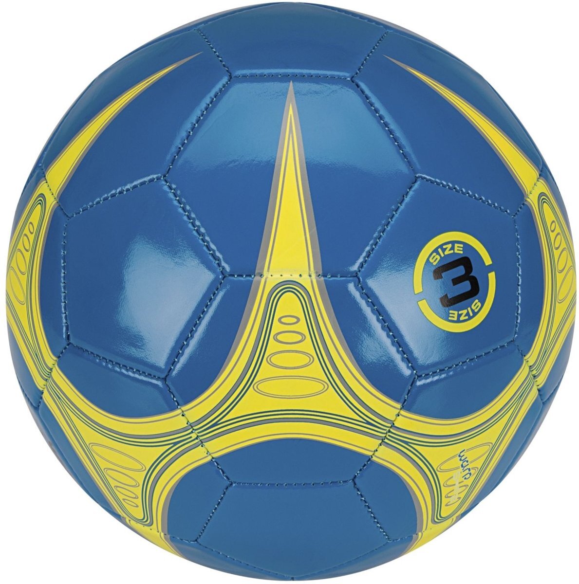 Avento Mini Voetbal - Warp Skillz 3 - Blauw/Geel/Zilver - 3