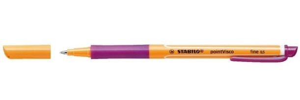Stabilo pointVisco Rollerball Pen - Yellow, Purple
