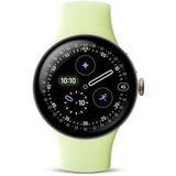 Google Pixel Watch 4 41mm LTE Goud met limoengroene band