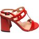 Pollini sa16237C9enap502 Cuir rouge pour femmes