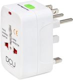 DCU Tecnologic Oplaadkabel Lightning Micro USB naar USB 2.0 Wit