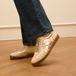 No Stress Dames Gouden Leren Sneakers Maat 36