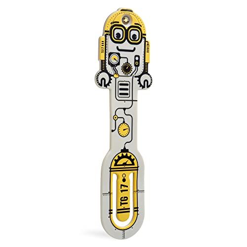 Flexilight Leeslamp | 2 in 1 Boekenlegger | Robot grijs