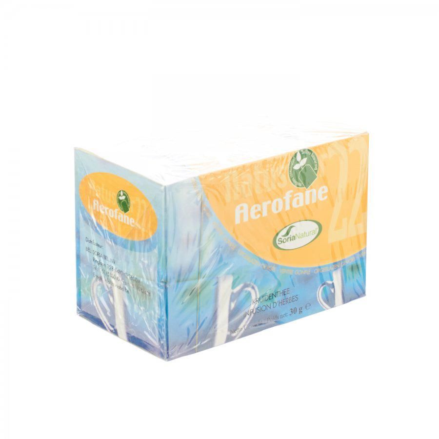 Soria Natural Natusor 22 Aerofane Theebuiltjes 20 stuks