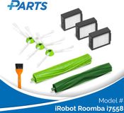 Plus.Parts iRobot Roomba i7558 Onderhoudsset (Plus.Parts® alternatief voor 4624878 / 4639168)