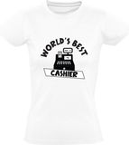 Sol's Worlds Best Cashier Women's T-shirt - White - Size L