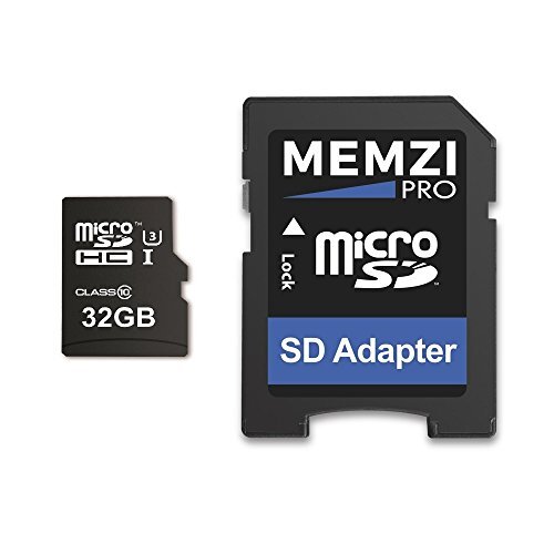 MEMZI PRO 32 GB Micro SDHC-geheugenkaart voor Huawei Nova-serie mobiele telefoons - High Speed Class 10 UHS-I U3 95MB/s lezen 60MB/s schrijven 4K 2K 3D Full HD-opname met SD-adapter