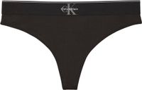 Calvin Klein Onderbroek Thong Lv00qf8813 Ub1 Black Dames Maat - XS
