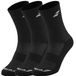 Babolat Chaussettes mi-longues 3 paires Taille : 35/38, Couleur : Noir
