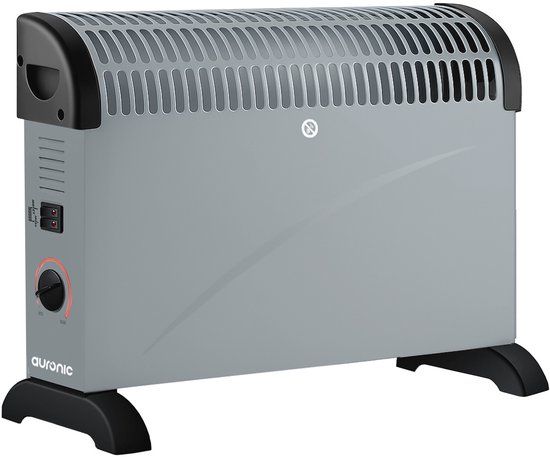 Auronic Elektrische Convectorkachel - 2000 Watt - Grijs