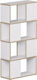 Vicco Eneos Ruimteverdeler – 60 x 124.5 cm Wit/eiken