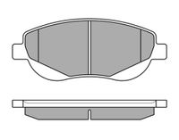 MEYLE Bremsbelagsatz, Scheibenbremse 0252494619/W Vorderachse | Compatibel met: TOYOTA AVENSIS Kombi, AVENSIS Stufenheck, VERSO