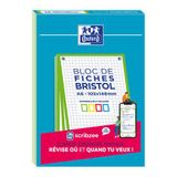 Oxford Blok bristolkaarten 105 x 148, 30 niet-geperforeerde kaarten Q5/5