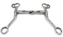 Merkloos Western Snaffle Training Bit van Roestvrij Staal 12 mm