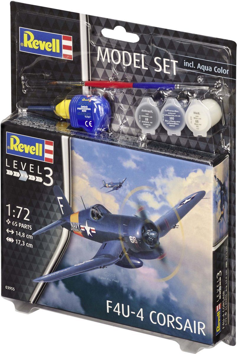 Revell Model Set F 4 U 4 Corsair