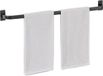 SnelShoppen Porte-serviette mural, 60cm, SUS304 Inox, Noir