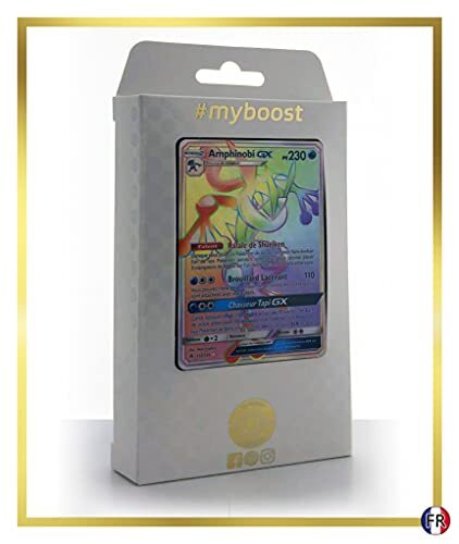 my-booster Amphinobi-GX (Greninja-GX) 133/131 Shiny Rainbow - #myboost X Soleil & Lune 6 Lumière Interdite - Doos met 10 Franse Pokemon kaarten