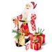 Avilia Kerstman decoratie met scooter met ledlampjes