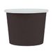 50 Zwart Karton 50 stuks - kleine glazen 60 ml 210 + 18 Pe G/M2 Ø6,15/4,75 x 4,8 cm