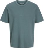 Jack & Jones T-shirt Jcoclub Structure Tee Ss Crew Neck 12289941 North Atlantic Mannen Maat - XL